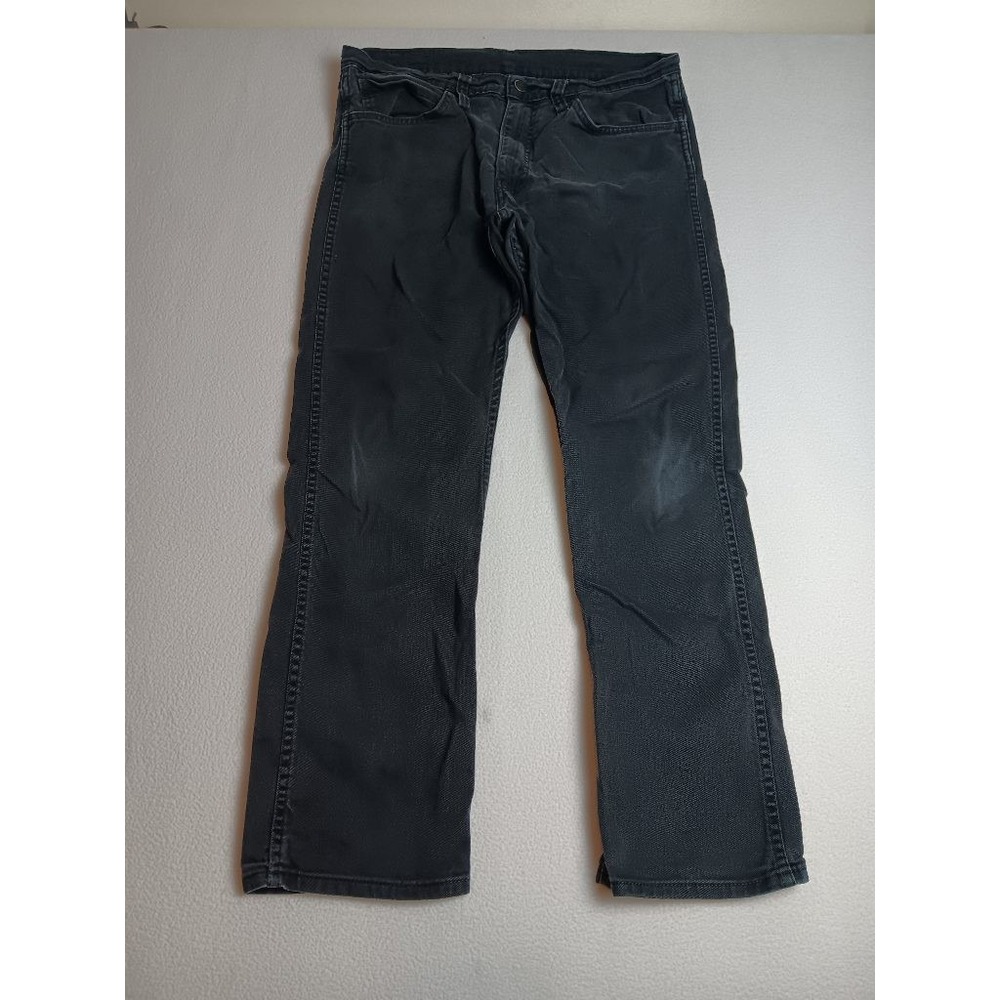Levis 513 Mens Jeans 34x30 Black Slim Straight Stretch Denim 513-3440